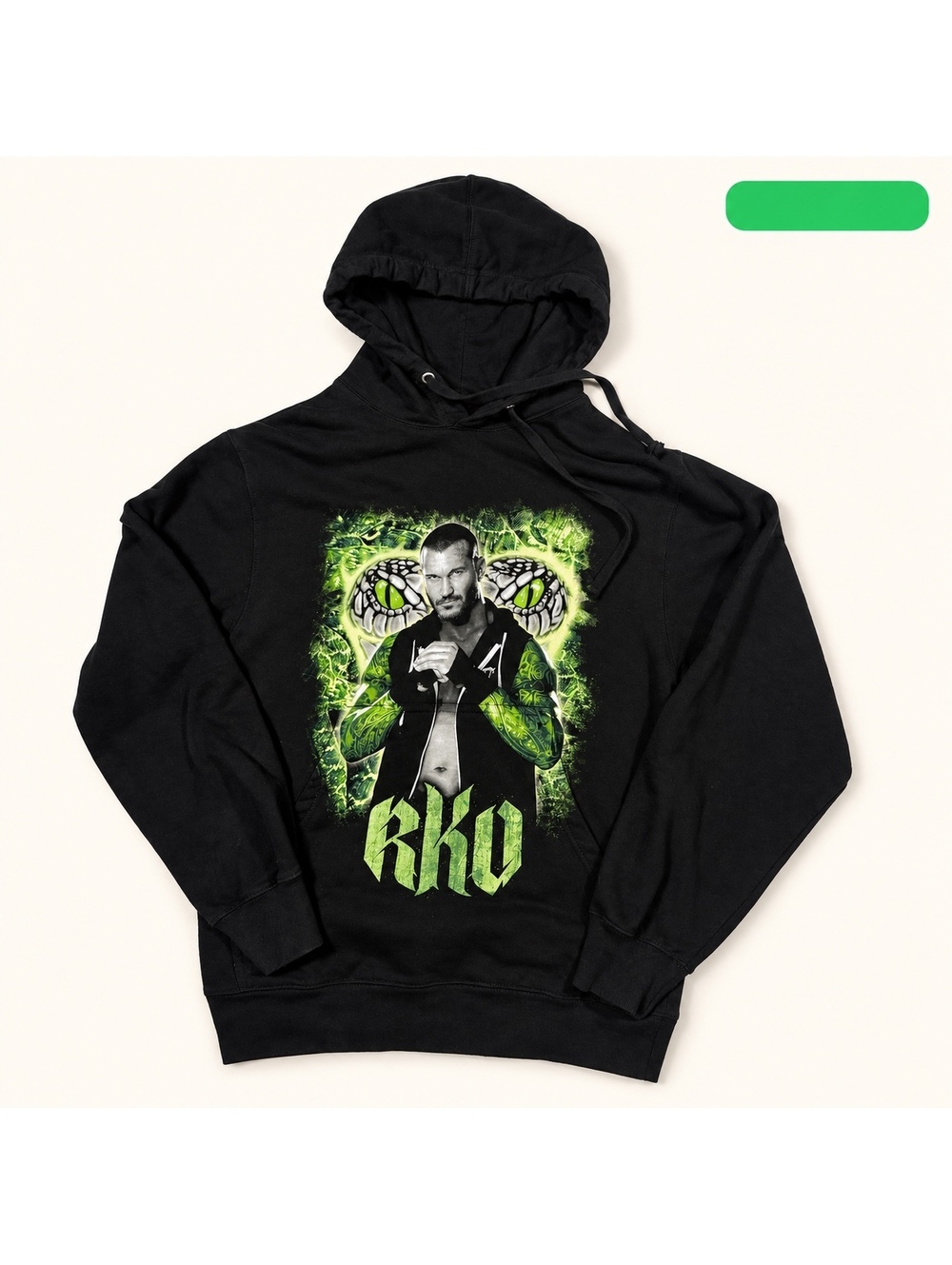 WWE Randy Orton RKO Black Graphic HoodieT